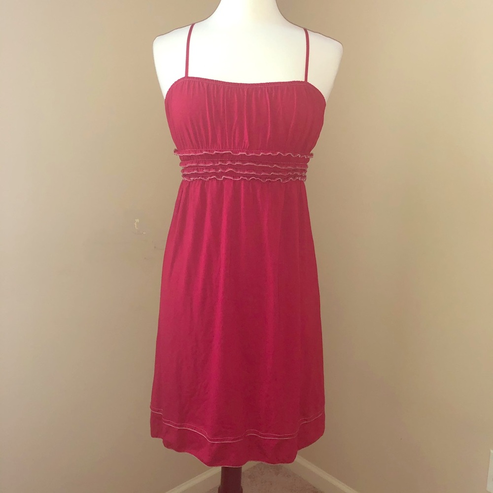 Dark Red Max Studio Mini Dress